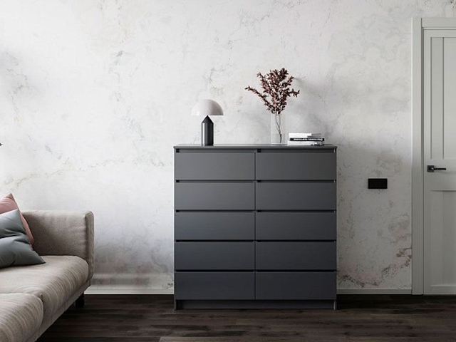 Комод Мори МК1200.10 графит