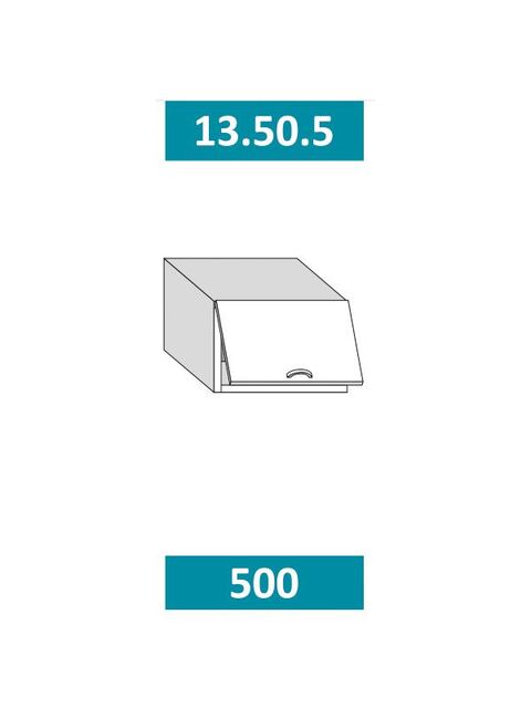 13.50.5 ФЕДЕРИКА Шкаф настенный на 500 с 1-й гор. дв.