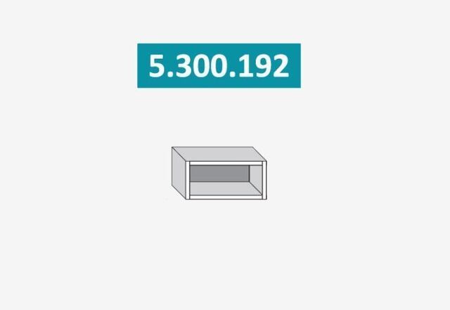 5.300.192  Стефани полка 300м (h=192), с фурнитурой ЛДСП