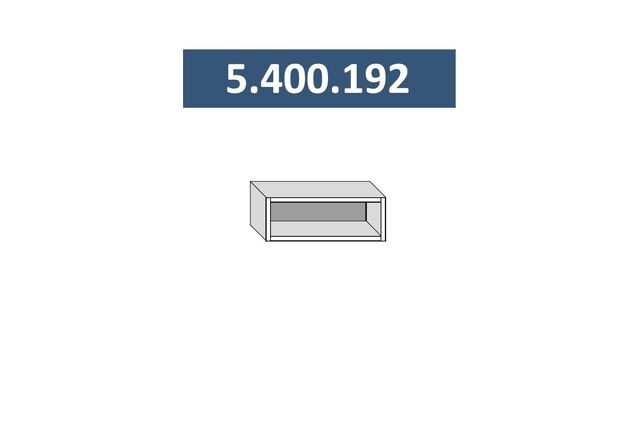 5.400.192  Стефани полка 400м (h=192), с фурнитурой ЛДСП