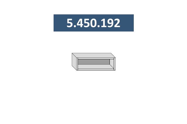 5.450.192  Стефани полка 450м (h=192), с фурнитурой ЛДСП