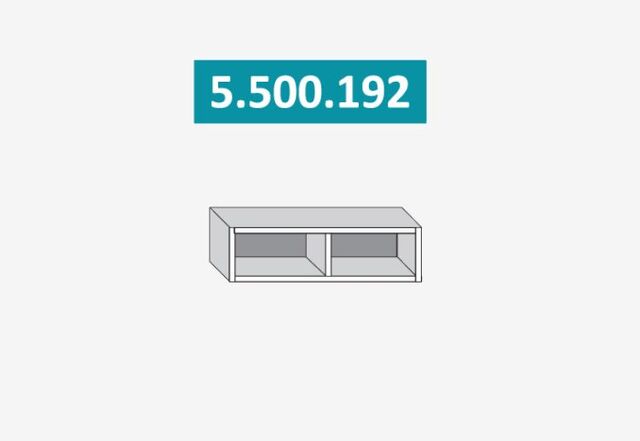 5.500.192 Стефани полка 500м (h=192), с фурнитурой ЛДСП