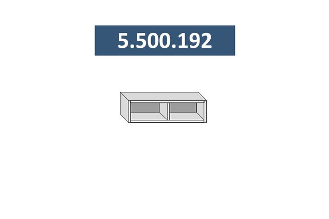 5.500.192 Стефани полка 500м (h=192), с фурнитурой ЛДСП