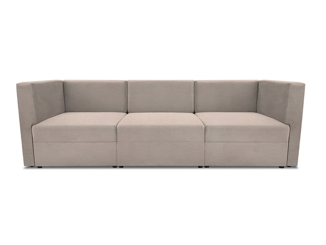 Диван модульный прямой Бергамо три секции Savana Plus Ivory кат. 1