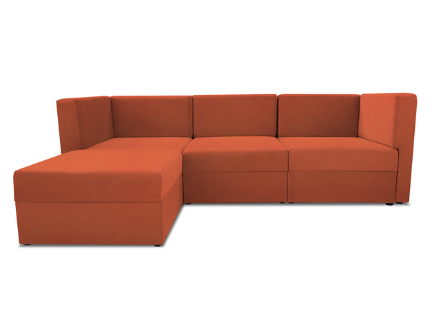 Диван модульный угловой Бергамо четыре секции Dream Orange кат. 2