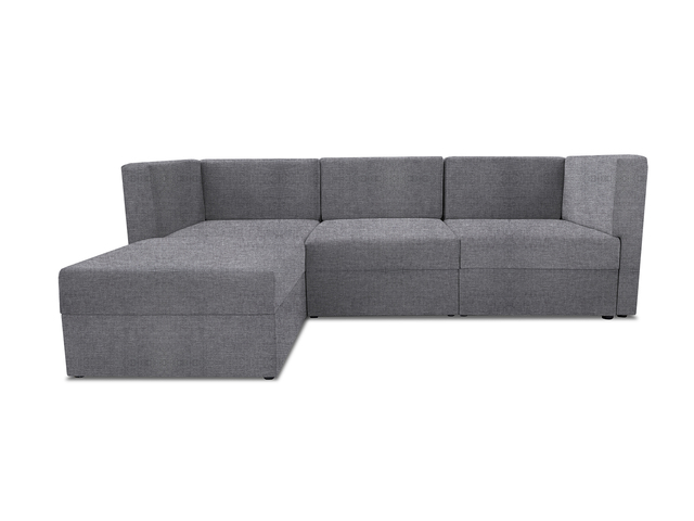 Диван модульный угловой Бергамо четыре секции Savana Plus Ash кат. 1