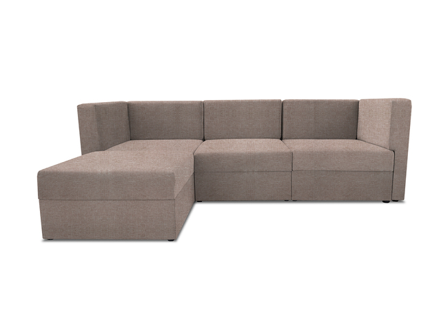 Диван модульный угловой Бергамо четыре секции Savana Plus Mocca кат. 1