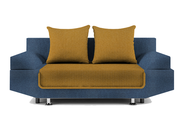 Диван Анютка Savana plus denim-Savana plus yellow кат. 1