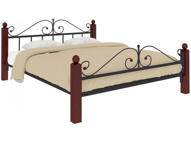 Кровать Диана Lux plus чёрная