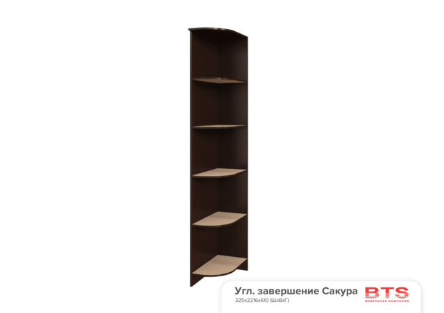Угловое завершение Сакура венге - лоредо