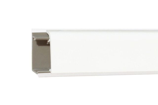Плинтус алюминиевый для столешниц КВАДРО БЕЛЫЙ (3000мм)