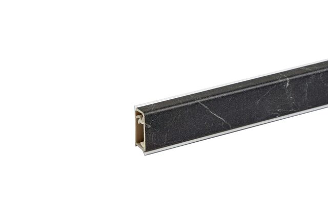 Плинтус для столешниц КВАДРО-Д №49 ВЕНЕЦИЯ ЧЕРНАЯ (3000мм)
