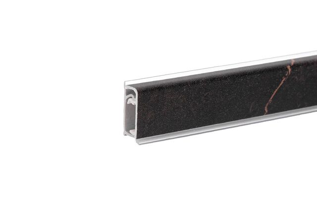 Плинтус для столешниц КВАДРО-Д №73 КАСПИЙ ЧЕРНОЕ ЗОЛОТО (3000мм)