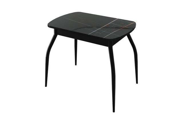 Стол Бостон, фотопечать Черный тунис/черный триумф