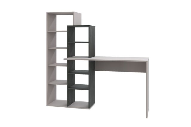 Стол компьютерный Квадро, кашемир/черный ясень