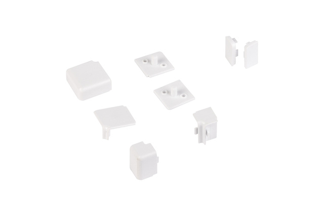 Заглушки к плинтусу КВАДРО-Д №63 БЕЛЫЙ КОРОЛЕВСКИЙ ЖЕМЧУГ