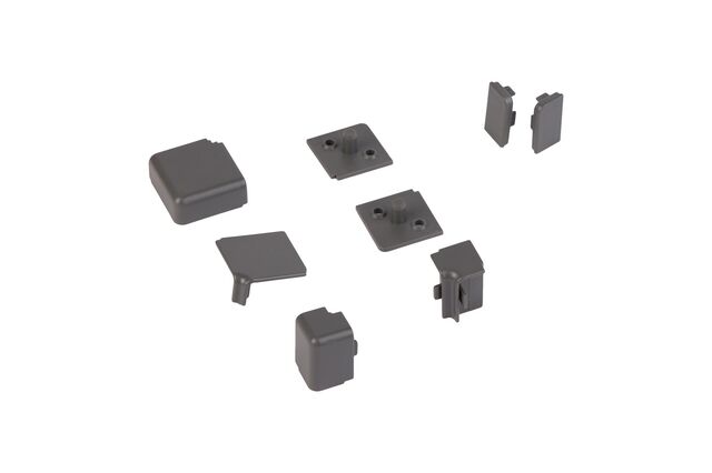 Заглушки к плинтусу КВАДРО-Д №70БТ БЕТОН