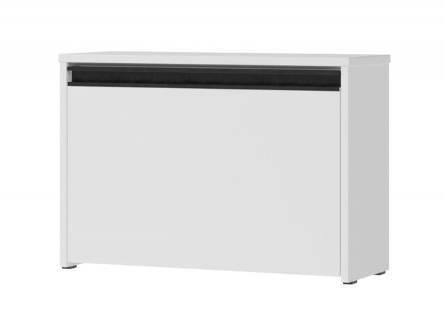 Обувница Искра (2) фасад с ручкой-профилем белый