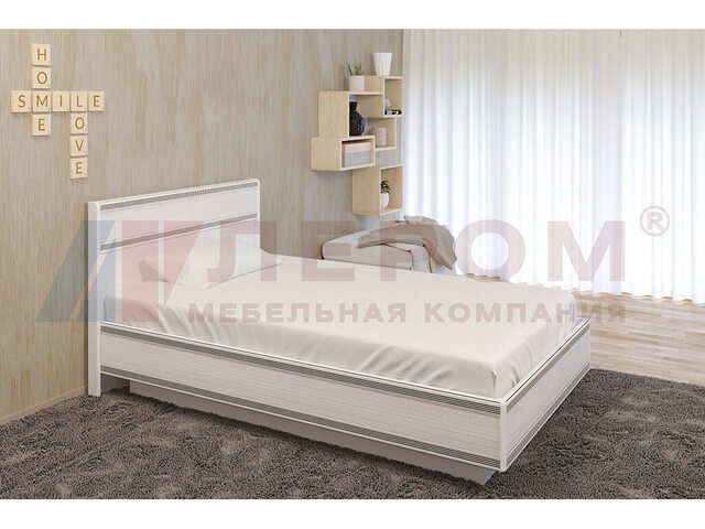 Кровать c подъемным механизмом КР-1002 1400х2000 Снежный Ясень