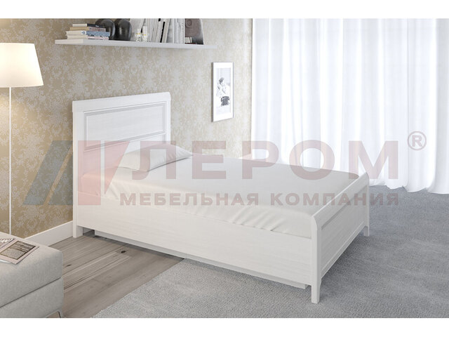 Кровать с подъемным механизмом КР-1021 1200х2000 Снежный Ясень