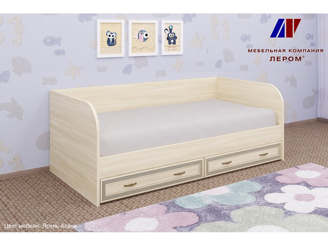 Кровать КР-1042 900х1900 Ясень Асахи