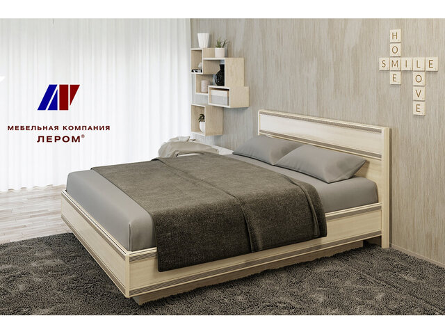 Кровать c подъемным механизмом КР-1003 1600х2000 Ясень Асахи